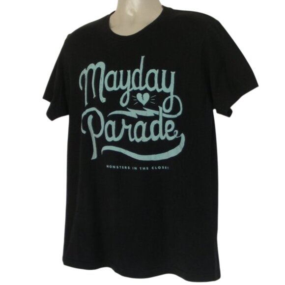 MAYDAY PARADE Tshirt, L, Band, Monsters In the Closet, Black, Concert/Band Black - Picture 4 of 8